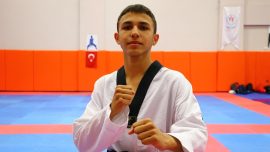 Milli tekvandocu Ahmet Yılmaz’ın hedefi Balkan Şampiyonası’nda altın madalya