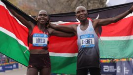 New York Maratonu’nu bu sene de Kenyalı atletler kazandı